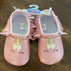 First Steps Infant Unicorn Moccasins